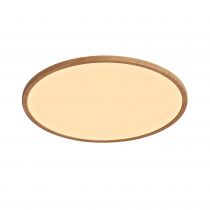 nordlux-plafonnier - oja 42 -  plastique - feuille de bois - led module incl. (47286004)