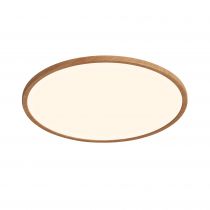nordlux-plafonnier - oja 42 ip54 -  plastique - feuille de bois - led module incl. (50056104)
