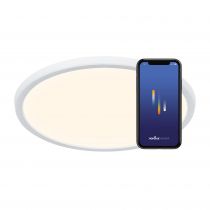 nordlux-plafonnier - ojasmart 60 -  plastique - blanc - led module incl. (2015146101)