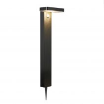 nordlux-potelet - rica carré - acier inoxydable - noir - solarled (2118178003)
