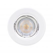 nordlux-spot encastré - canis - métal - blanc -  gu10 (49370101)