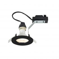 nordlux-spot encastré - canis - métal - noir -  gu10 (49370103)