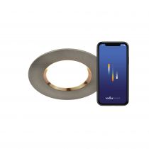 nordlux-spot encastré - doradosmart -  plastique - brossé nickel - led module incl. (2015650155)