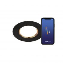 nordlux-spot encastré - doradosmart -  plastique - noir - led module incl. (2015650103)