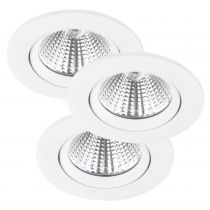 nordlux-spot encastré - fremont 3-kit - métal - blanc - led module incl. (47580101)