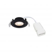 nordlux-spot encastré - monolo - matière plastique - noir - led module incl. (2510300103)