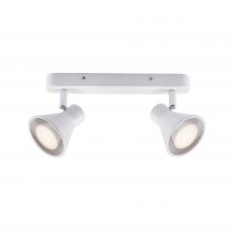 nordlux-spoterie - eik x2 - métal - blanc -  gu10 (45770101)