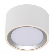 nordlux-surface spot - fallon - métal - blanc/acier - led module incl. (47540132)