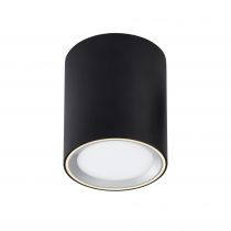 nordlux-surface spot - fallon long - métal - noir/acier - led module incl. (47550103)