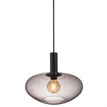 nordlux-suspension - alton 35 - verre - noir -  e27 (48973047)