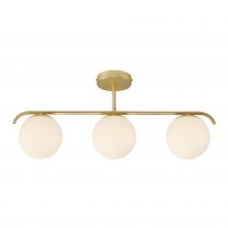 nordlux-suspension - grant x3 - verre - laiton -  e14 (2010583035)