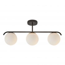 nordlux-suspension - grant x3 - verre - noir -  e14 (2010583003)
