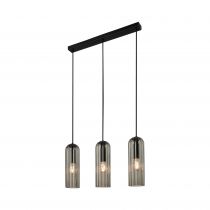 nordlux-suspension - miella x3 - verre - fumé -  e27 (2412533047)