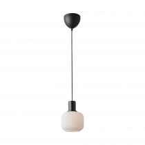 nordlux-suspension - milford mini - verre - noir -  e27 (2412613003)