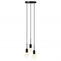 nordlux-suspension - paco x3 - métal - noir -  e27 (2112063003)