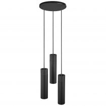 nordlux-suspension - tilo x3 - métal - noir -  gu10 (2010473003)