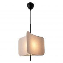 nordlux-suspension - tinto - textile - noir -  e27 (2412173003)