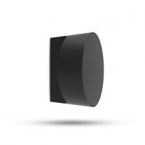 nova applique murale 10w 3000k alu+pc rond noir (100810)