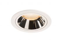 NUMINOS, encastré de plafond intérieur, 20°, blanc/chrome, LED, 2700K (1003927)