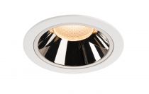 NUMINOS, encastré de plafond intérieur, 20°, blanc/chrome, LED, 2700K (1003999)