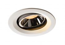 NUMINOS, encastré de plafond intérieur, 20°, blanc/chrome, LED, 2700K, orientable (1003567)