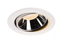 NUMINOS, encastré de plafond intérieur, 20°, blanc/chrome, LED, 2700K, orientable (1003711)