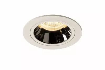 NUMINOS, encastr� de plafond int�rieur, 20�, blanc/chrome, LED, 3000K (1003879)