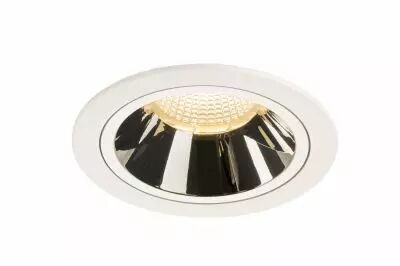 NUMINOS, encastr� de plafond int�rieur, 20�, blanc/chrome, LED, 3000K (1003951)