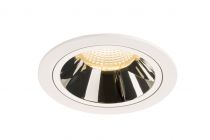 NUMINOS, encastré de plafond intérieur, 20°, blanc/chrome, LED, 3000K (1003951)