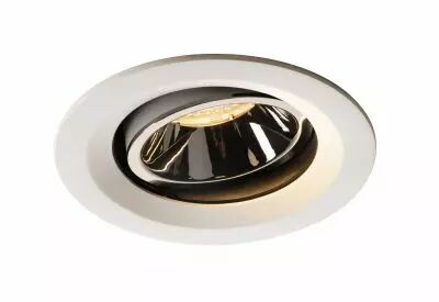NUMINOS, encastr� de plafond int�rieur, 20�, blanc/chrome, LED, 3000K, orientable (1003591)