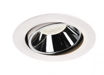 NUMINOS, encastré de plafond intérieur, 20°, blanc/chrome, LED, 4000K, orientable (1003759)