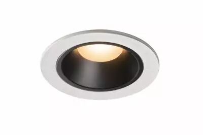 NUMINOS, encastr� de plafond int�rieur, 20�, blanc/noir, LED, 2700K (1003781)