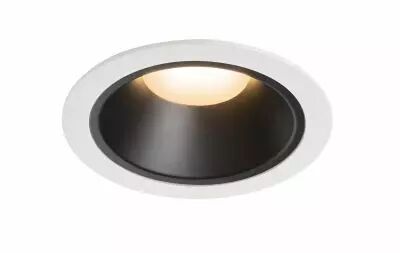 NUMINOS, encastr� de plafond int�rieur, 20�, blanc/noir, LED, 2700K (1003997)