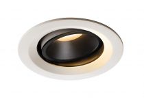 NUMINOS, encastré de plafond intérieur, 20°, blanc/noir, LED, 2700K, orientable (1003565)