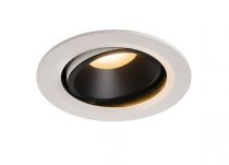 NUMINOS, encastré de plafond intérieur, 20°, blanc/noir, LED, 2700K, orientable (1003637)