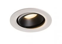 NUMINOS, encastré de plafond intérieur, 20°, blanc/noir, LED, 3000K, orientable (1003661)