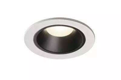 NUMINOS, encastr� de plafond int�rieur, 20�, blanc/noir, LED, 4000K (1003829)