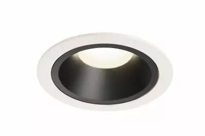 NUMINOS, encastr� de plafond int�rieur, 20�, blanc/noir, LED, 4000K (1003973)