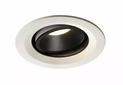 NUMINOS, encastr� de plafond int�rieur, 20�, blanc/noir, LED, 4000K, orientable (1003613)