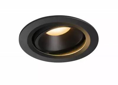 NUMINOS, encastr� de plafond int�rieur, 20�, noir, LED, 2700K, orientable (1003625)