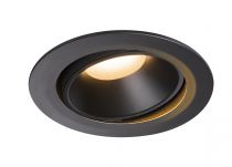 NUMINOS, encastré de plafond intérieur, 20°, noir, LED, 2700K, orientable (1003697)