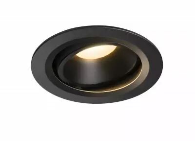 NUMINOS, encastr� de plafond int�rieur, 20�, noir, LED, 3000K, orientable (1003649)