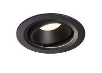 NUMINOS, encastré de plafond intérieur, 20°, noir, LED, 4000K, orientable (1003673)