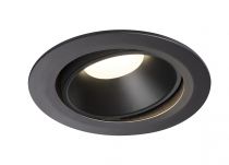 NUMINOS, encastré de plafond intérieur, 20°, noir, LED, 4000K, orientable (1003745)