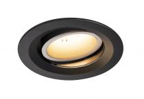 NUMINOS, encastré de plafond intérieur, 20°, noir/blanc, LED, 2700K, orientable (1003554)