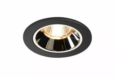 NUMINOS, encastr� de plafond int�rieur, 20�, noir/chrome, LED, 2700K (1003771)