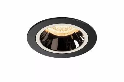 NUMINOS, encastr� de plafond int�rieur, 20�, noir/chrome, LED, 2700K (1003843)