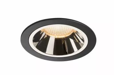 NUMINOS, encastr� de plafond int�rieur, 20�, noir/chrome, LED, 2700K (1003915)
