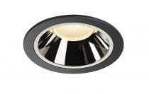 NUMINOS, encastré de plafond intérieur, 20°, noir/chrome, LED, 3000K (1004011)