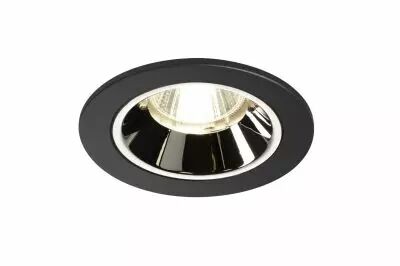 NUMINOS, encastr� de plafond int�rieur, 20�, noir/chrome, LED, 4000K (1003819)